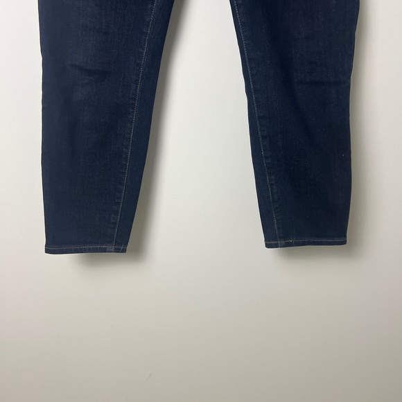J. Crew Factory 10" High Rise Skinny Signature Stretch Dark Wash Jeans Size 32P - Picture 11 of 14